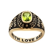 FREESTYLE CLASS RINGS Order Now for 2025 Graduation, Freestyle 10K Yellow Gold Women's Classic Petite Birthstone Class Ring, Personalized, High School or College Graduation