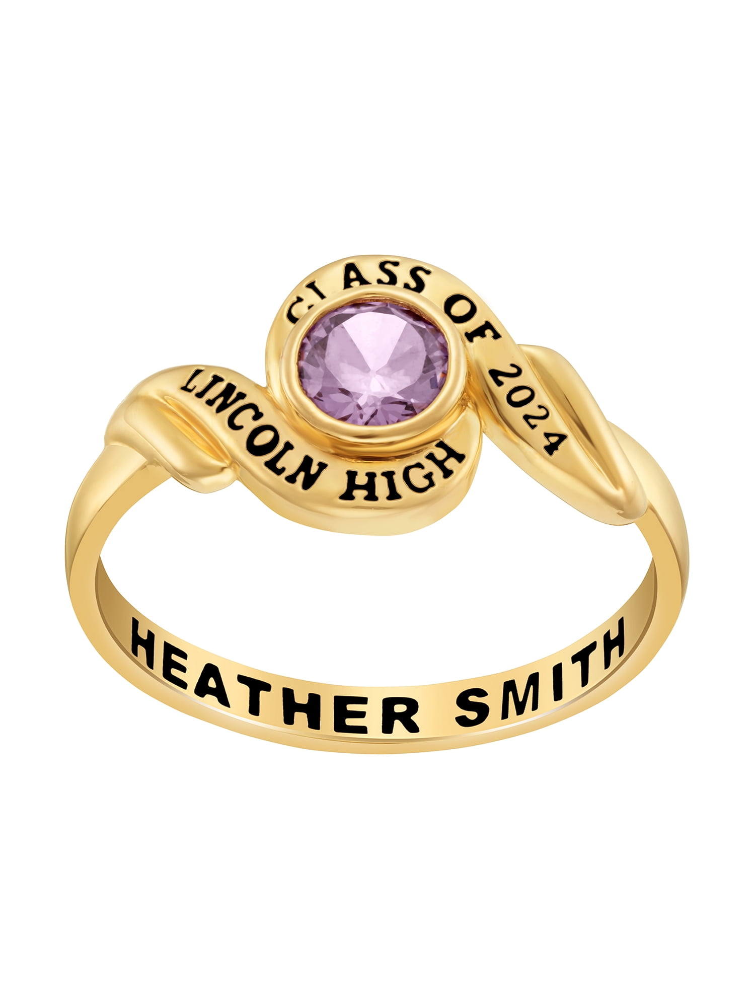 Graduation Gift Graduation Rings For Her 2019 Signet Classic, Gold