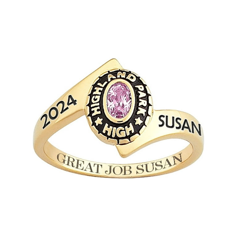 Order Now for 2025 Graduation, Freestyle 10K Yellow Gold Women's