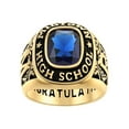 thumbnail image 1 of Order Now for 2025 Graduation, Freestyle Class Gold Plated Birthstone Class Ring, 8 x 10mm, Celebrium, 1 of 8