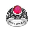 thumbnail image 1 of Order Now for 2025 Graduation, Freestyle Men's Celebrium Classic Oval Stone Class Ring, Personalized, High School or College, 1 of 6