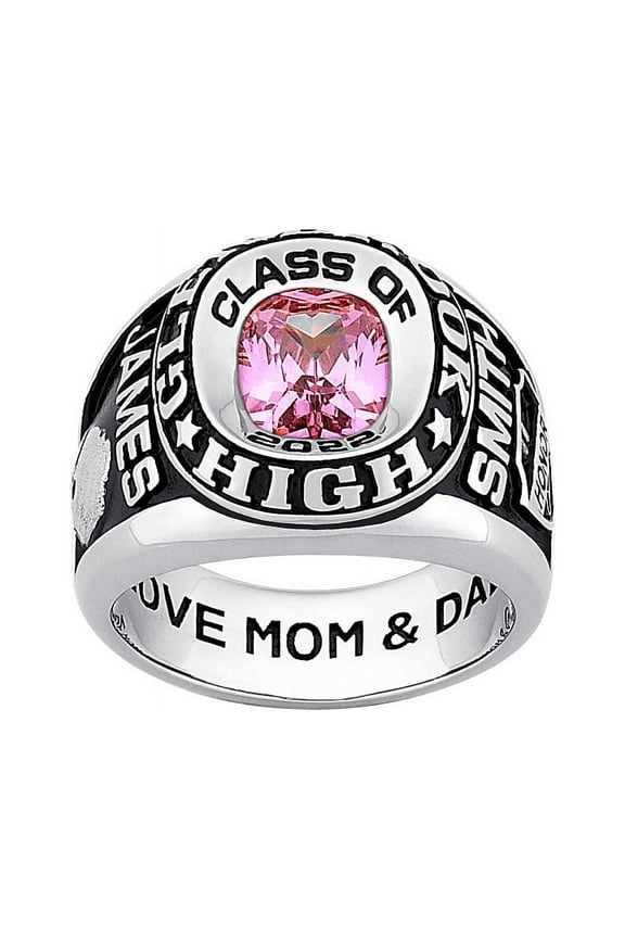 Order Now for 2025 Graduation, Freestyle Men's Celebrium Double Row Classic Class Ring, Personalized, High School or College