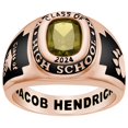 thumbnail image 1 of Order Now for 2025 Graduation, Freestyle Men's Classic Cushion Birthstone Class Ring, Personalized, High School or College Graduation, 1 of 1