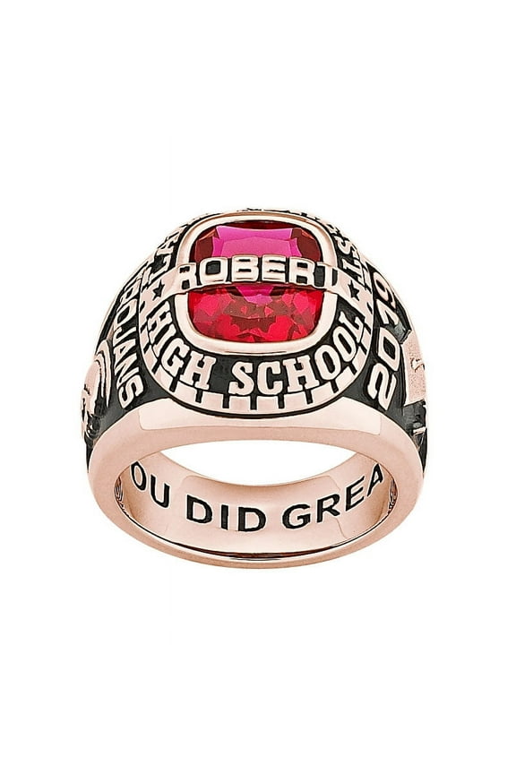 Order Now for 2025 Graduation, Freestyle Men's Classic Design Top Class Ring Celebrium, Personalized, High School or College