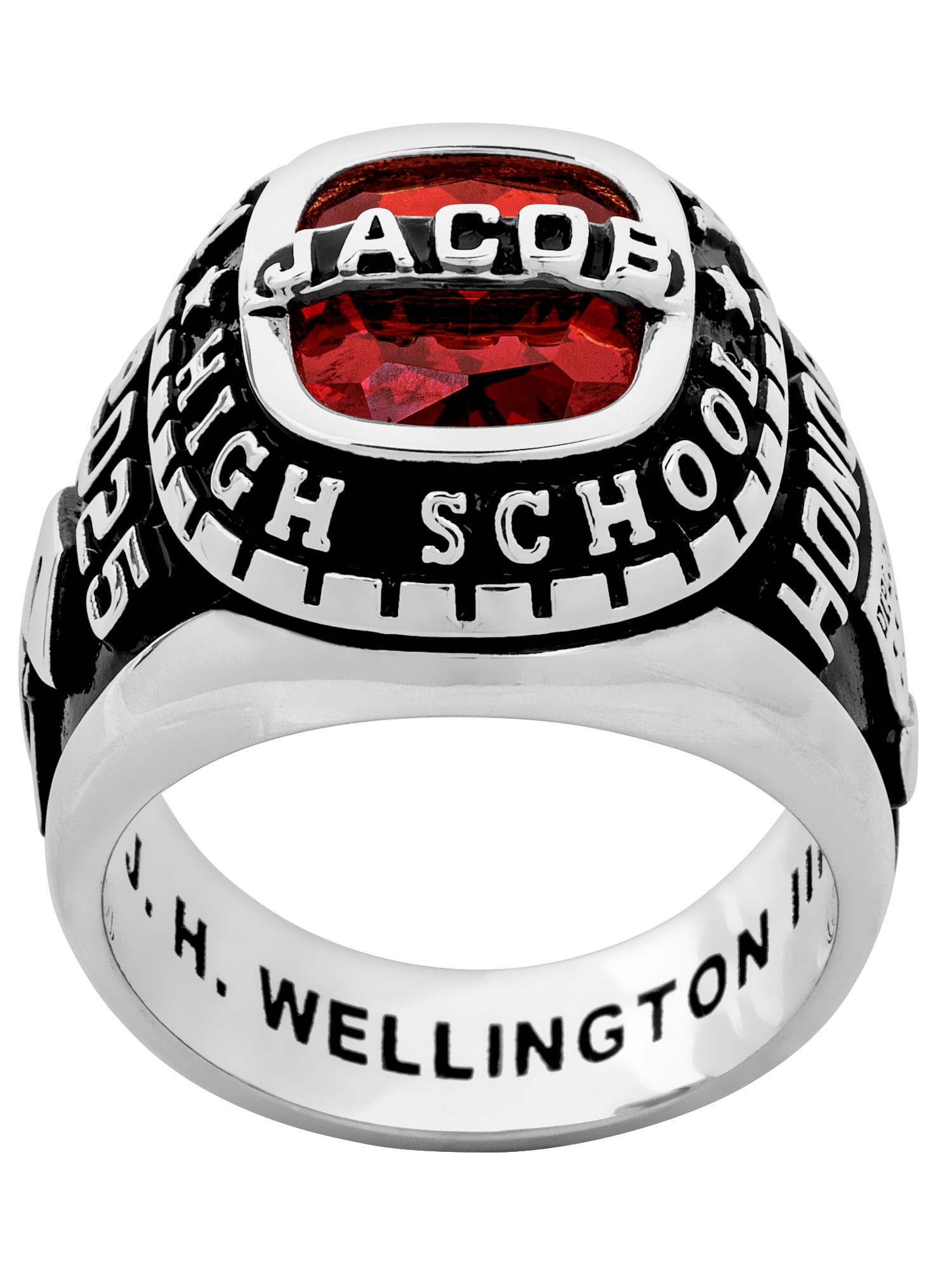 Order Now for 2025 Graduation, Freestyle Men's Personalized-Top Class Ring, Personalized, High School or College