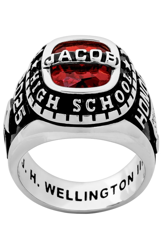 Order Now for 2025 Graduation, Freestyle Men's Personalized-Top Class Ring, Personalized, High School or College