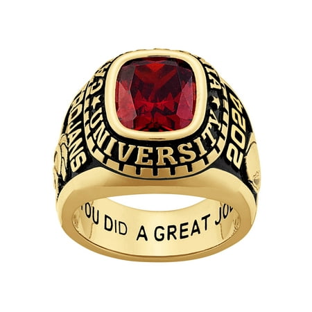 Freestyle Men's Yellow Celebrium® Large Classic Class Ring, Personalized, High School or College Graduation