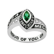 FREESTYLE CLASS RINGS Order Now for 2025 Graduation, Freestyle Women's Celebrium Marquise Birthstone and CZ Class Ring, Personalized, High School or College Graduation