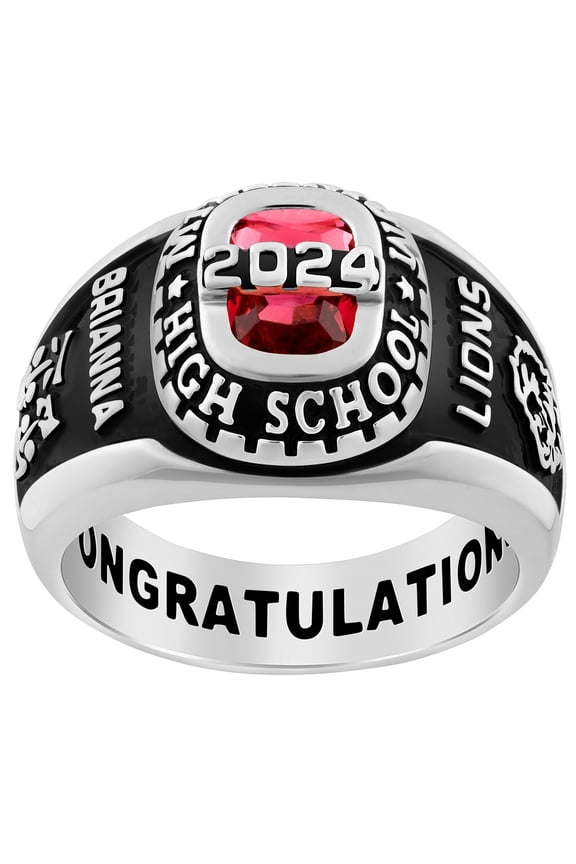 Order Now for 2025 Graduation, Freestyle Women's Celebrium -Top Classic Class Ring, Personalized, High School or College