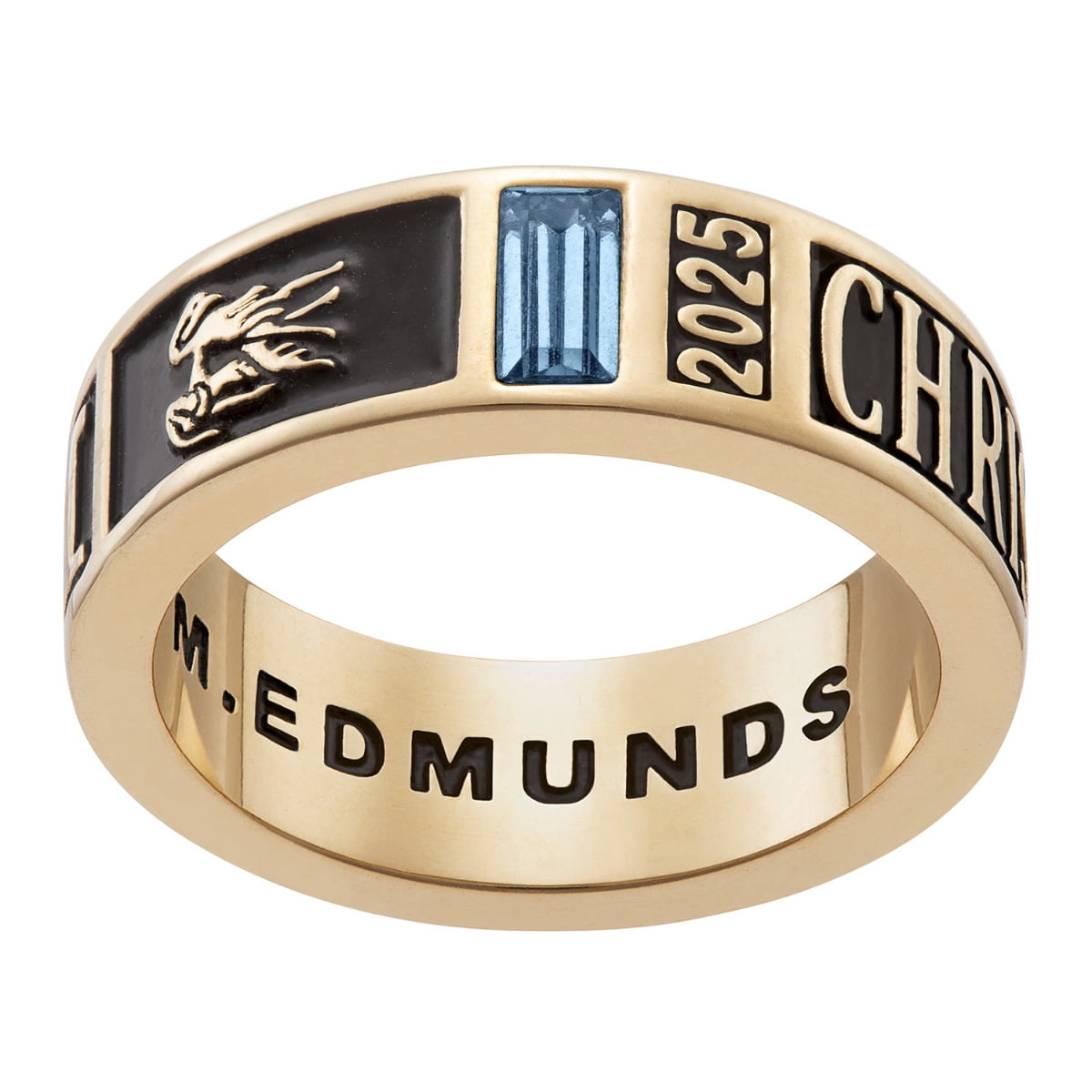 Order Now for 2025 Graduation, Freestyle Women's Class Ring Sterling Silver, Personalized, High School or College Graduation