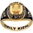thumbnail image 1 of Order Now for 2025 Graduation, Freestyle Women's Classic Cushion Birthstone Class Ring, Personalized, High School or College Graduation, 1 of 1