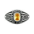 thumbnail image 1 of Order Now for 2025 Graduation, Freestyle Women's Platinum over Sterling Classic Class Ring, Personalized, High School or College Graduation, 1 of 8