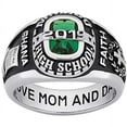 thumbnail image 1 of Order Now for 2025 Graduation, Freestyle Women's Sterling Silver -Bridge Classic Class Ring, Personalized, High School or College, 1 of 3