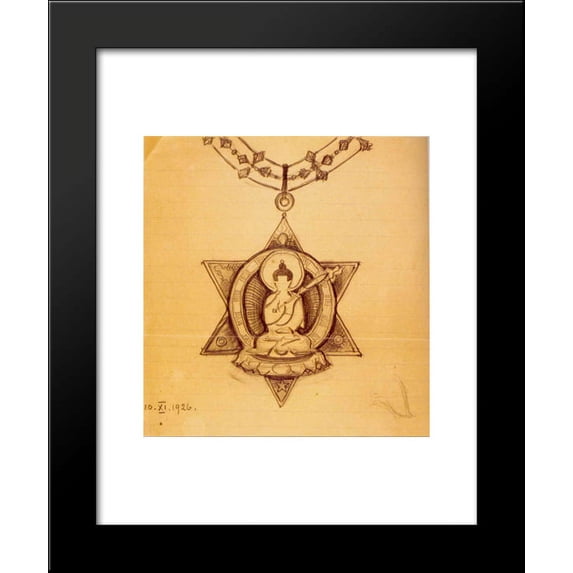 Order of the Buddha all-conquering 20x24 Framed Art Print by Nicholas Roerich