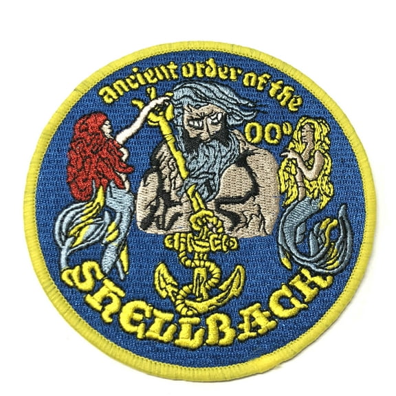 Order of the Shellback Embroidered Patch Iron/Sew-On Applique Biker Emblem