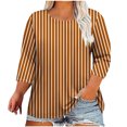 thumbnail image 1 of My Orders BeiFu 3/4 Length Sleeve Womens Tops Cotton Tee Shirts For Women V Neck Womens Lightweight Long Sleeve Summer Tops Women Blouses Dressy Formal Fall Tops For Women, 1 of 4