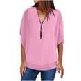 thumbnail image 1 of My Orders Cute Summer Tops for Women Floral Black Blouses for Women Dressy Casual Generic Womens Tops Hide Belly Women Fashion Tops 2025 Short Sleeve Tunic Tops for Women 3Xl, 1 of 6