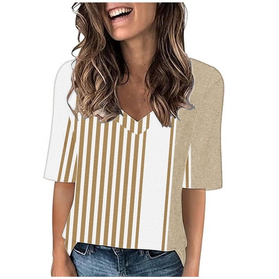 My Orders Cute Summer Tops for Women Floral Plus Size Shirts for Women Shirts for Women Womens Tops Dressy Casual Short Sleeve Scoop Neck s for Women Golf