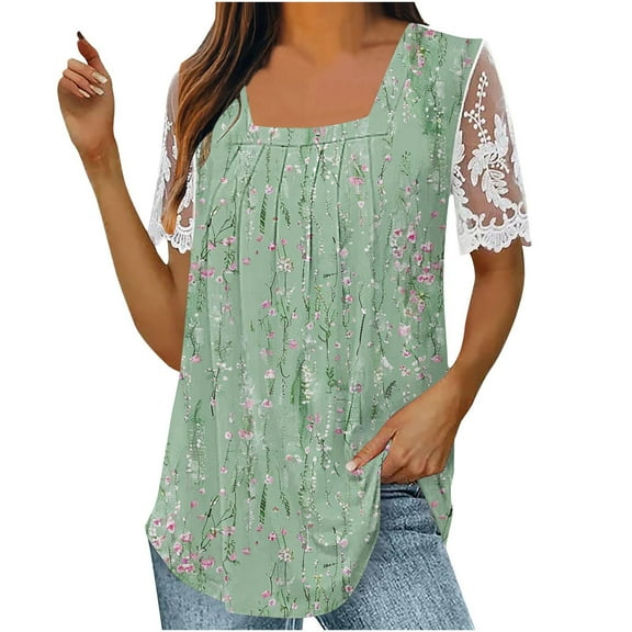 My Orders Cute Summer Tops for Women Floral Shirts for Women Dressy Casual Summer Womens Workout Tops With Built In Bra Womens Summer Tops 2025 Buy Again My Orders