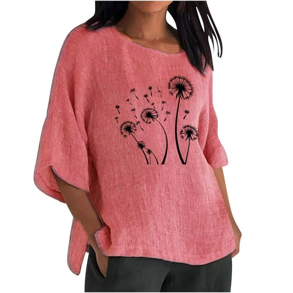 My Orders Cute Summer Tops for Women Floral Womens Blouses Casual Plus Size Workout Tank Tops for Women Loose Womens Tops Dressy Casual Tunic Generic Blouses for Women