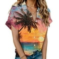 thumbnail image 1 of My Orders Cute Summer Tops for Women Floral Womens T Shirts Loose Pack Hide Belly Tunic 2025 Summer Womens V Neck Tank Tops Dressy Casual Generic Womens Tops Hide Belly, 1 of 4