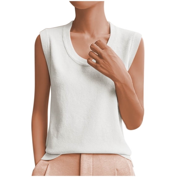 My Orders Cute Summer Tops for Women, Long Dress Shirts to Wear with Leggings Summer Clothes for Women 2025 Vacation Plus Size Womens Sleeveless Tunic Tops Dressy Casual Solid Color Tshirts