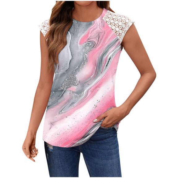 My Orders Cute Summer Tops for Women, Red Shirts for Women Crop Plus Size Golf Shirts for Women Cute Summer Tops for Women Over 50 Warehouse Today Shipping