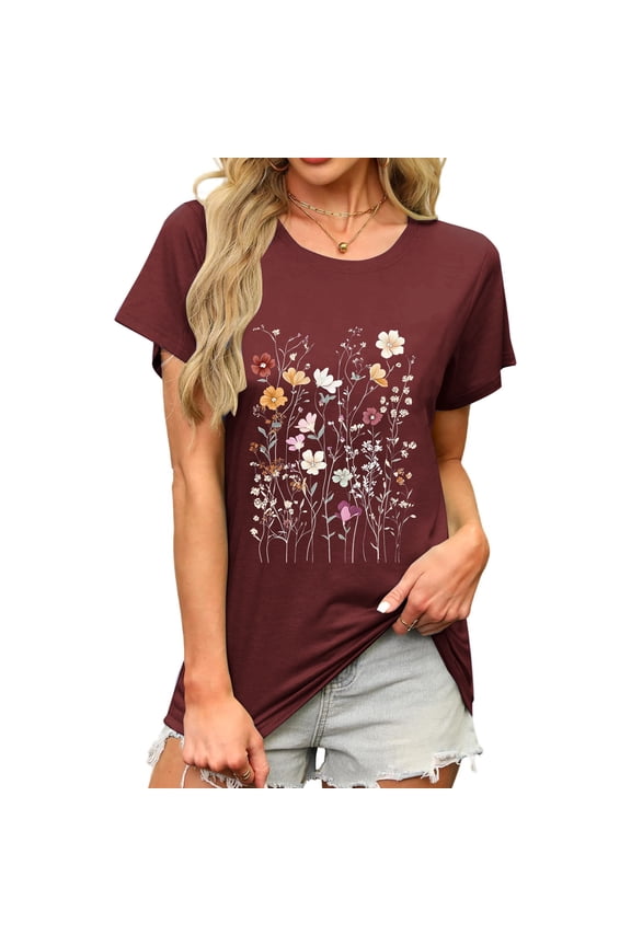 My Orders Cute Summer Tops for Women, Shirts for Women Graphic Tees Women Y2K Off Shoulder Tees Slim Fit Cute Summer Crop Tops for Women Summer Shirts for Teens Modest