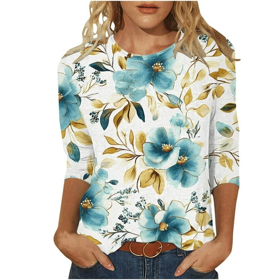My Orders Cute Summer Tops for Women, Women Blouses Elegant Casual Floral Summer Clothes for Short Women 2025 Vacation Women Short Sleeve Tops Plus Size Warehouse Today Shipping