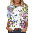thumbnail image 1 of My Orders Cute Summer Tops for Women, Women Blouses for Work White Crew Neck Tops Grey White Summer Tops for Women Sexy My Orders Placed Recently By Me My Account, 1 of 5