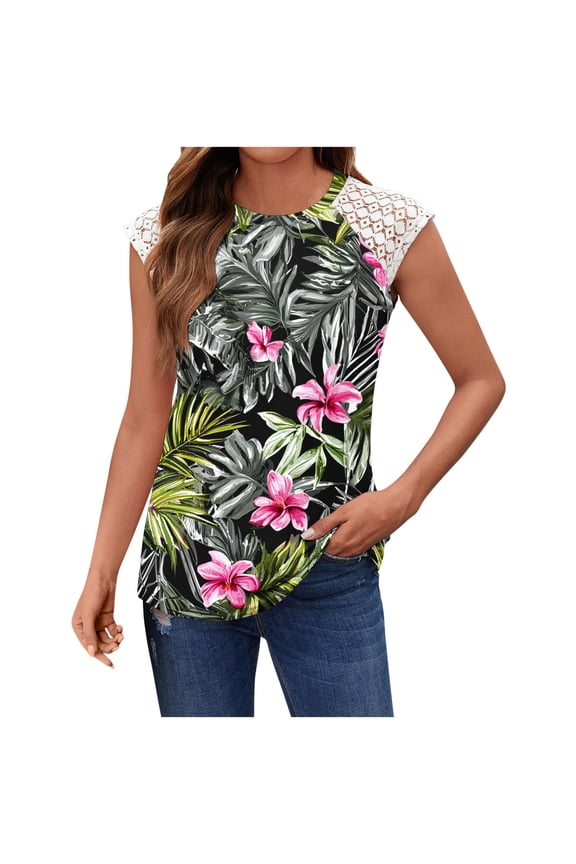 My Orders Cute Summer Tops for Women, Womens Blouses Casual Plus Size Try Before You Buy Womens Clothing Womens Summer Tops Short Sleeve Workout Tank Tops for Women Loose