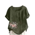 thumbnail image 1 of My Orders Cute Summer Tops for Women, Womens T Shirts Graphic Funny Summer Clothes for Mature Women 2025 Vacation Womens Summer Tops Dressy Casual 2025 Spring Warehouse Today Shipping, 1 of 4