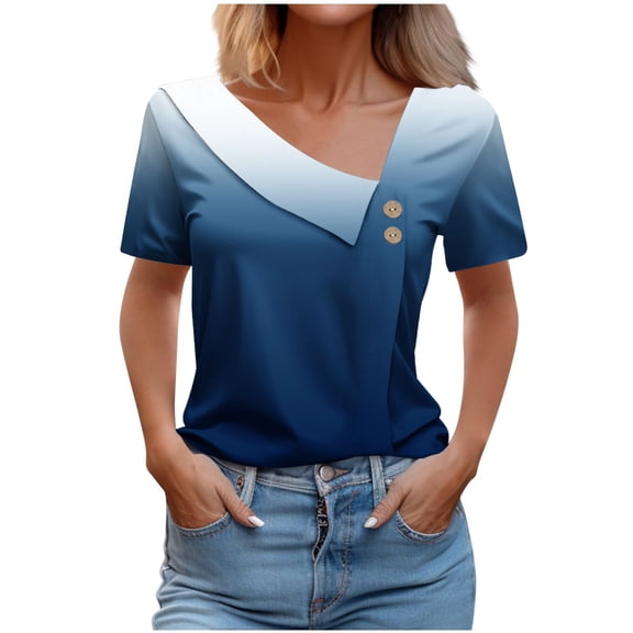 My Orders Lightweight Tops & Blouses Animal Print Blouses for Women Athletic Tops Women Pullover Summer Tops for Women Over 50 Short Sleeve Button Up Shirts for Women Cropped