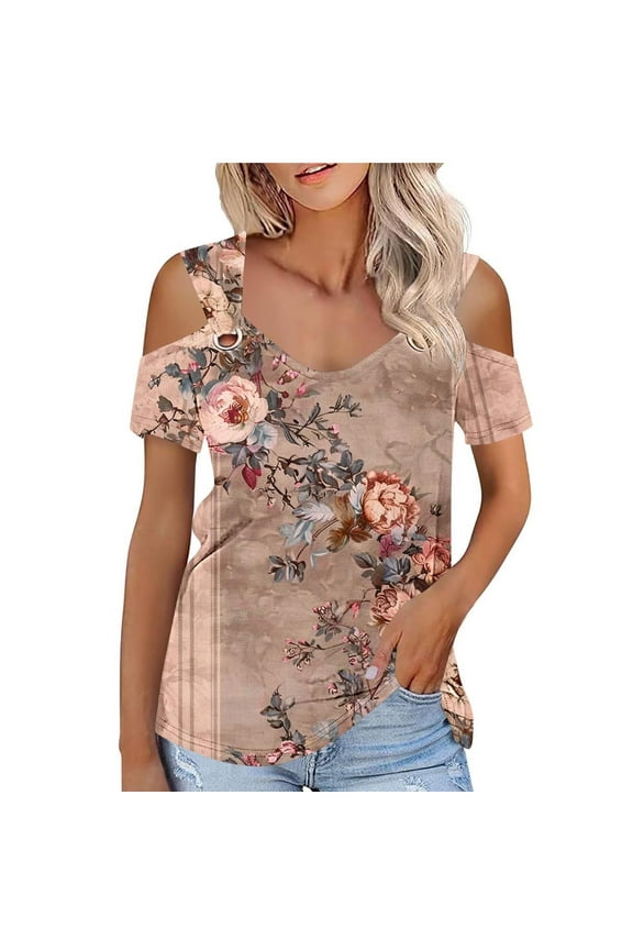 My Orders Lightweight Tops & Blouses Blouses for Women Casual Plus Size Short Sleeve Button Up Shirts for Women Cropped Womens Tops Dressy Casual V Neck Short Sleeve Shirts for Women