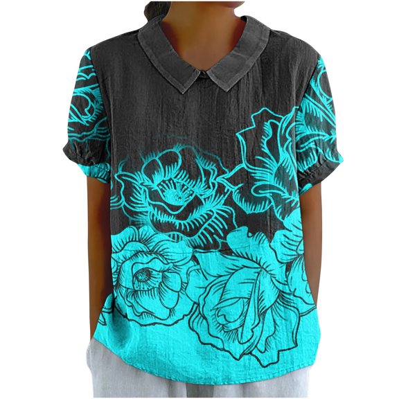 My Orders Lightweight Tops & Blouses Blouses for Women Fashion 2025 Dressy Basic Fitted Tees Set Women Short Sleeve Tops V Neck Generic Womens Tops Hide Belly