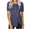 thumbnail image 1 of My Orders Lightweight Tops & Blouses Dressy Blouses for Women Work Professional Shirts for Women Womens Summer Tops Casual Purple Hide Belly Tunic 2025 Summer, 1 of 5