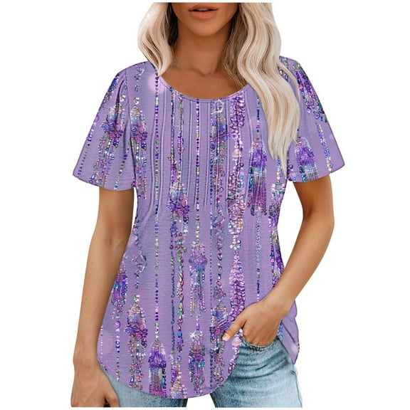 My Orders Lightweight Tops & Blouses Plus Size Blouses for Women 2X Semi Formal Shirts Yellow Women Summer Tops Plus Short Sleeve Tunic Tops for Women 2025