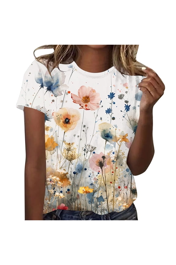 My Orders Lightweight Tops & Blouses Red Shirts for Women Crop Beach Shirt Sunshine White Summer Tops for Women Over 50 Generic Womens Tops Hide Belly