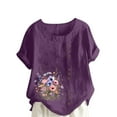 thumbnail image 1 of Lightweight Tops & Blouses Shirts for Women Trendy Y2K Summer Chic Clothes for Women Over 50 Summer Tops for Women 2025 Plus Size Generic Blouses for Women, 1 of 5