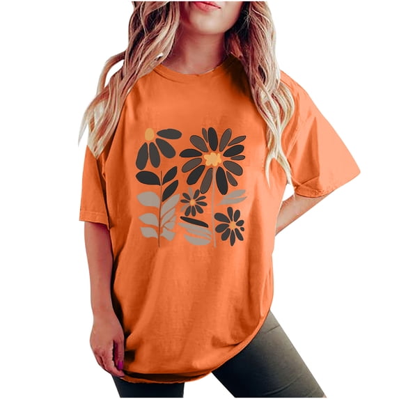 Lightweight Tops & Blouses Short Sleeve Shirts for Women Pack Summer Shirts for Island Vacation Women Fashion Tops Going Out Summer Shirts for Island Vacation
