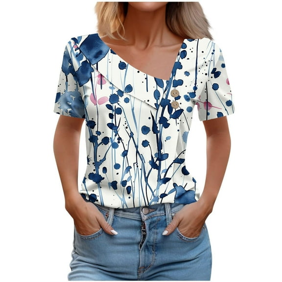 My Orders Lightweight Tops & Blouses Soft T Shirts Loose Workout Tops for Women Plus Size Womens Summer Tops Casual Stylish My Orders Placed Recently By Me