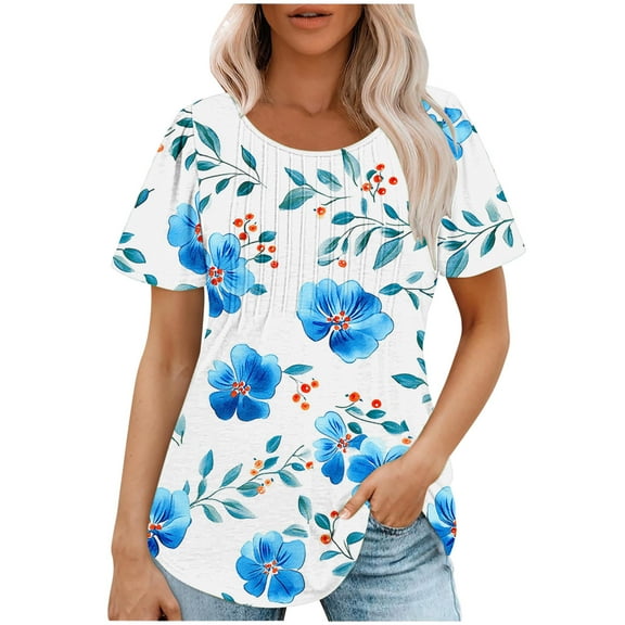 Lightweight Tops & Blouses Summer Blouses for Women 2025 Plus Size Sleeveless Tops For Women Y2K Womens Summer Tops Casual Cotton Summer Shirts for Teens Modest