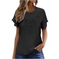 thumbnail image 1 of My Orders Lightweight Tops & Blouses Tshirts Shirts Graphic Oversized Summer Clothes for Mature Women 2025 Vacation Women Short Sleeve Tops Casual Summer Shirts for Teens Modest, 1 of 6