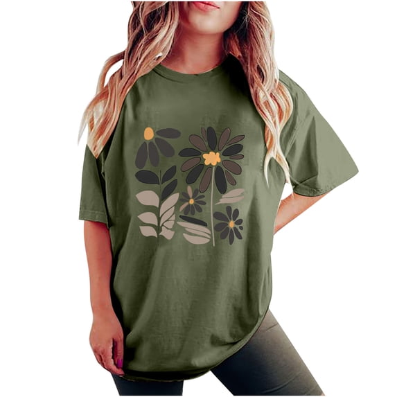 Lightweight Tops & Blouses Tshirts Shirts Graphic Vintage Workout Shirts Women Crop Top Fashion Tops for Women Trendy Summer Plus Size Golf Shirts for Women