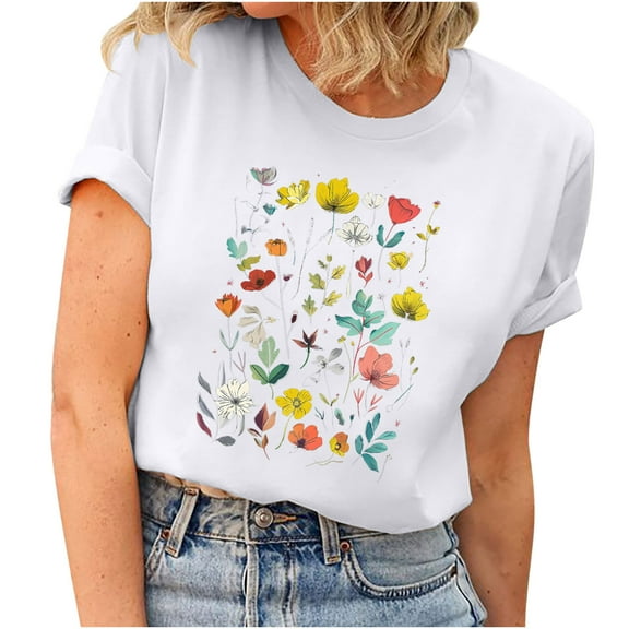 My Orders Lightweight Tops & Blouses Tunic Shirts to Wear with Leggings Solid Color Tshirts Women Summer Tops Cotton Short Sleeve Tunic Tops for Women XS