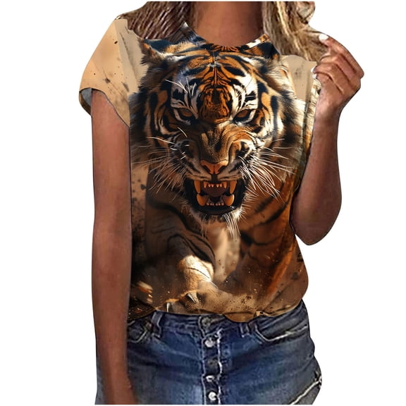 My Orders Lightweight Tops & Blouses Women Blouses for Work Under 10 Shirts for Women Womens Summer Tops Short Sleeve Try Before You Buy Womens Clothing