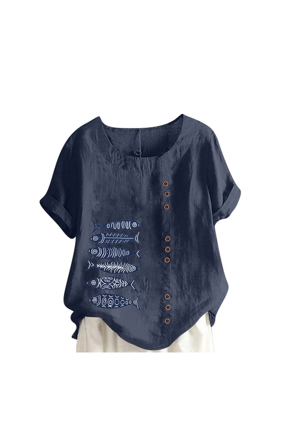 Lightweight Tops & Blouses Womens Blouses Dressy Casual Cute Summer Clothes for Women Over 50 Womens Summer Tops Casual Country V Neck Tee Shirts Try Before You Buy