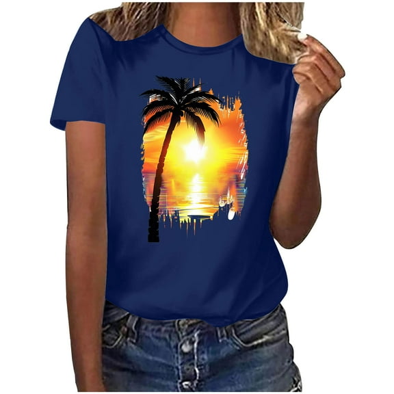 My Orders Lightweight Tops & Blouses Womens Blouses And Tops Casual Short Sleeve Summer Clothes for Young Women 2025 Vacation Women Summer Tops Trendy Workout Tank Tops for Women Cropped