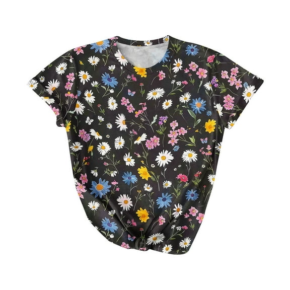 Lightweight Tops & Blouses Womens Blouses for Work Professional Short Sleeve Women Summer Tops 2025 Generic Womens Tops