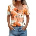 thumbnail image 1 of My Orders Lightweight Tops & Blouses Womens T Shirts Casual V Neck Womens White Tank Top With Built In Bra Women Fashion Tops Trendy Try Before You Buy, 1 of 5